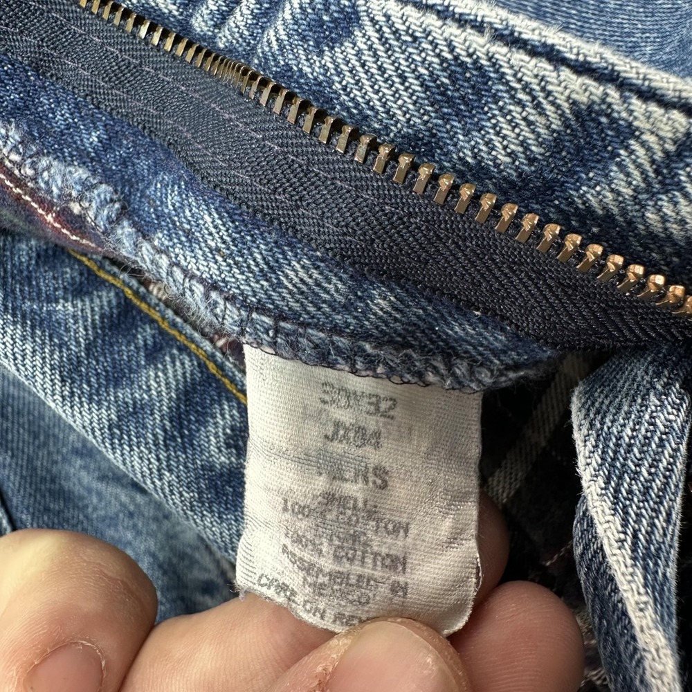 L.L. Bean Double L Jeans Mens 38x32 Blue Classic Fit Flannel Lined Denim heavy - Picture 5 of 11